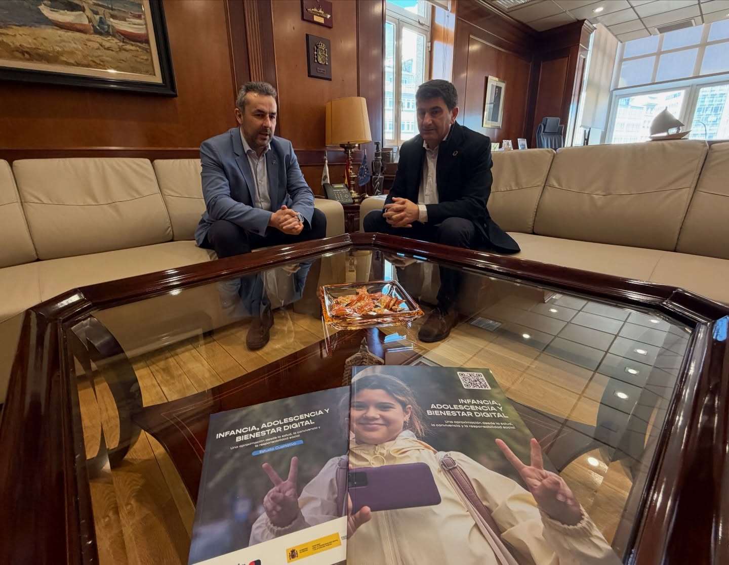 Reunión entre Fernando Suárez e Pedro Blanco