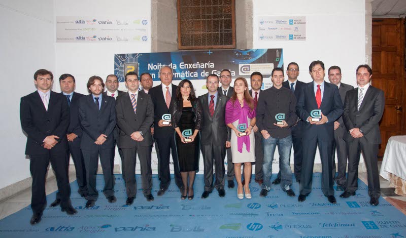 Premiados/as na II Noite da Enxeñaría en Informática de Galicia