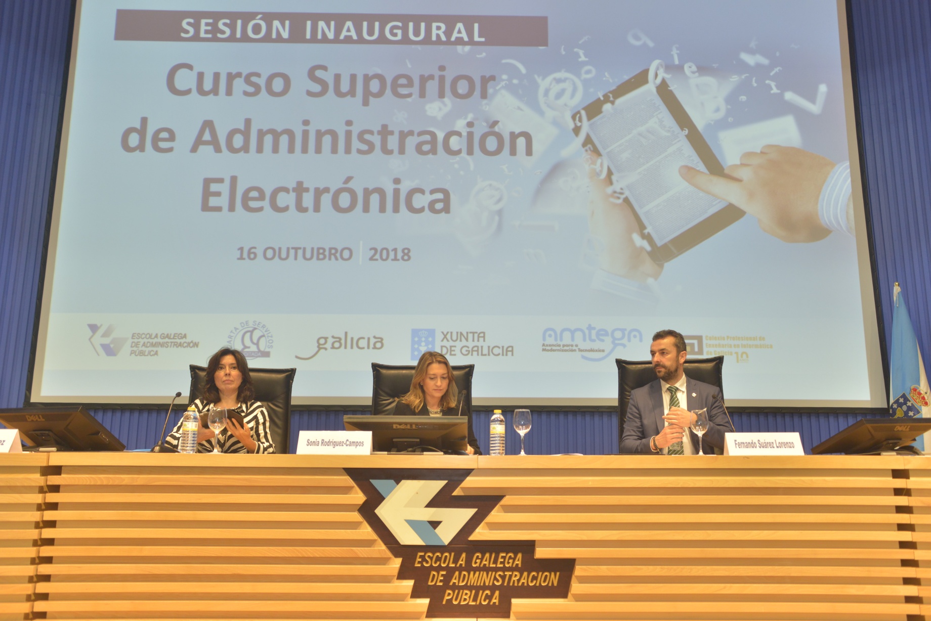 Inauguración do Curso Superior de Administración Electrónica
