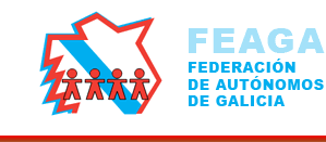 Logotipo da federación de autónomos de Galicia